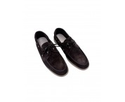 Moccasin "mare laci" suede calf leather cioccolato 