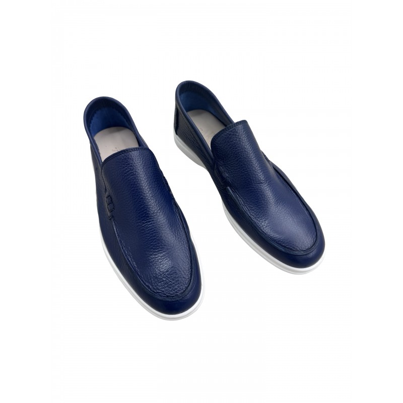 Mocassino "mare"  bott. Blu