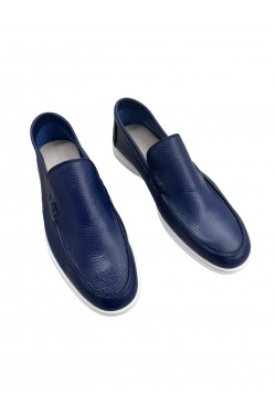Mocassino "mare"  bott. Blu