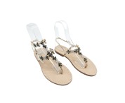 Black Coloured "Noemi" Sandal with Ankle Bandage