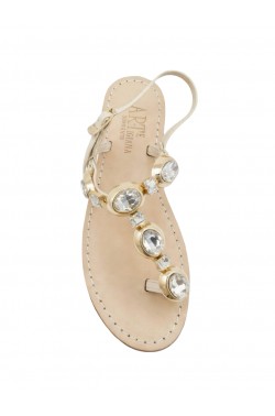 Sandali gioiello debora colore naturale