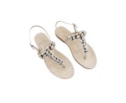 Sandali gioiello Federica colore platinum