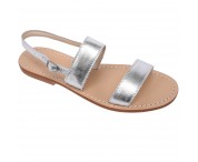 Sandali modello monacale color argento