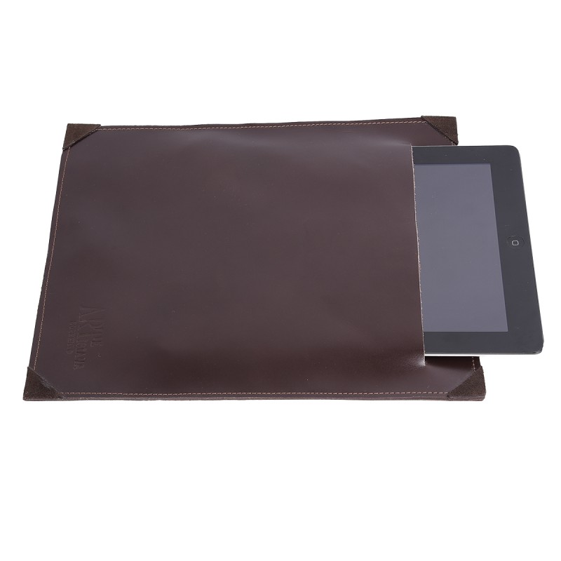Porta-tablet uomo color cioccolato
