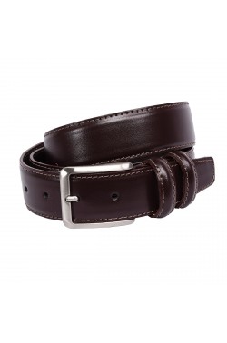 Choccolate Brown Natural Calf Leather Belt