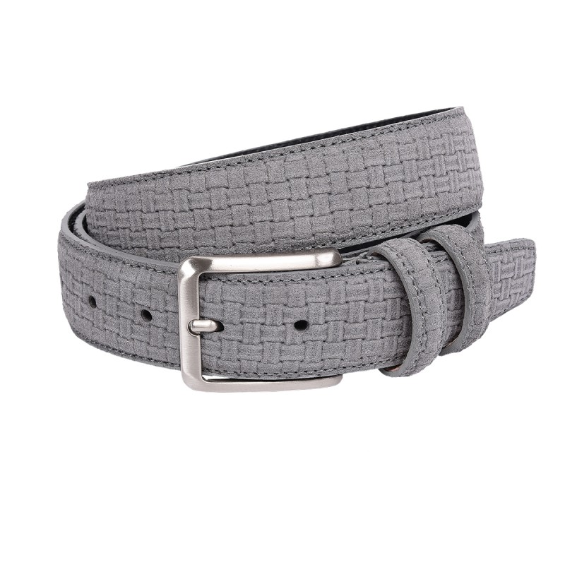 Cintura intrecciata color grigio