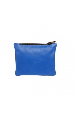 Jeans Coloured Natural Calf Leather Hold Everything Case