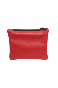 Portatutto in vitello naturale rosso
