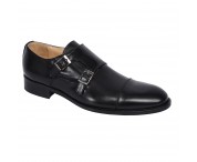 Scarpe con fibbie modello derby color nero