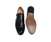 Scarpe con fibbie modello derby color nero