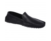 Mocassino in pelle color nero