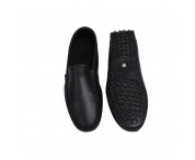 Mocassino in pelle color nero