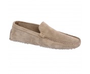 Mocassino scamosciato beige