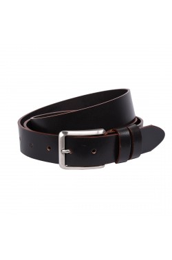 Choccolate brown Grease Natural Leather Belt for children