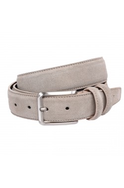 Cintura per bambino scamosciata beige