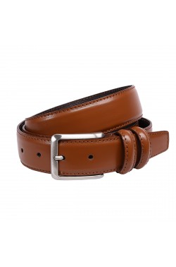 Leather Brown Grease Natural Leather Belt for children