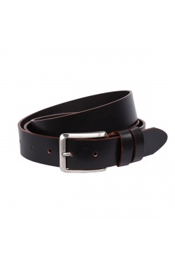 Choccolate Brown Grease Natural Leather Belt for children