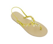 sandali gioiello Loredana color giallo
