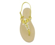 sandali gioiello Loredana color giallo