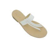 Sandali Italia color bianco con treccia