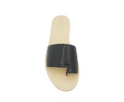 Sandalo modello pantofola color nero