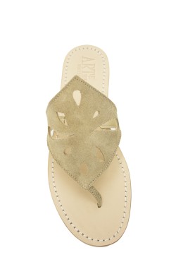 Sandalo Rosanna scamosciato color beige