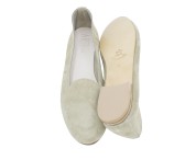 Pantofolina donna scamosciata beige