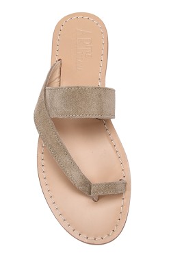 Beige Suede Basic Sandal  "Giulia"