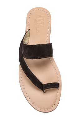 Choccolate Brown Basic Sandal "Giulia"