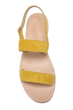 Yellow Suede Monastic Model Sandal
