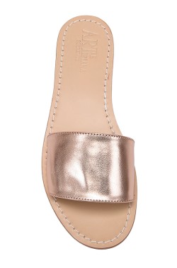 Bronze Coloured Slipper Model Sandal