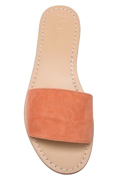 Orange Slipper Model Sandal
