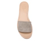 Pantofola scamosciata color beige