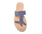 Jeans Coloured Suede "Sara" Sandal