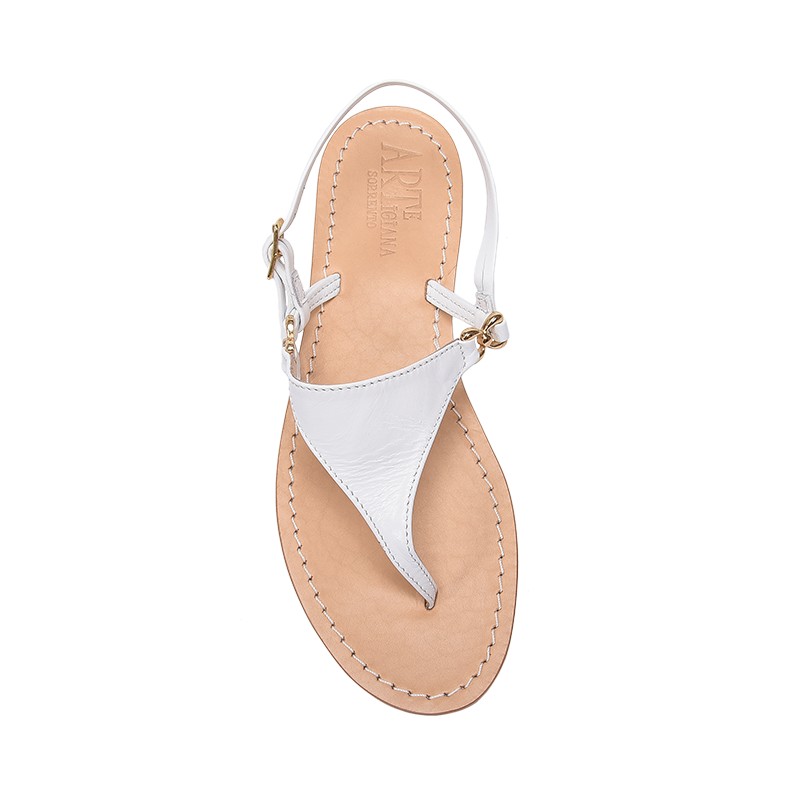 White Sandal with Triangle