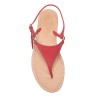 Coral Red Sandal with triangle
