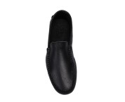 Mocassino in pelle color nero
